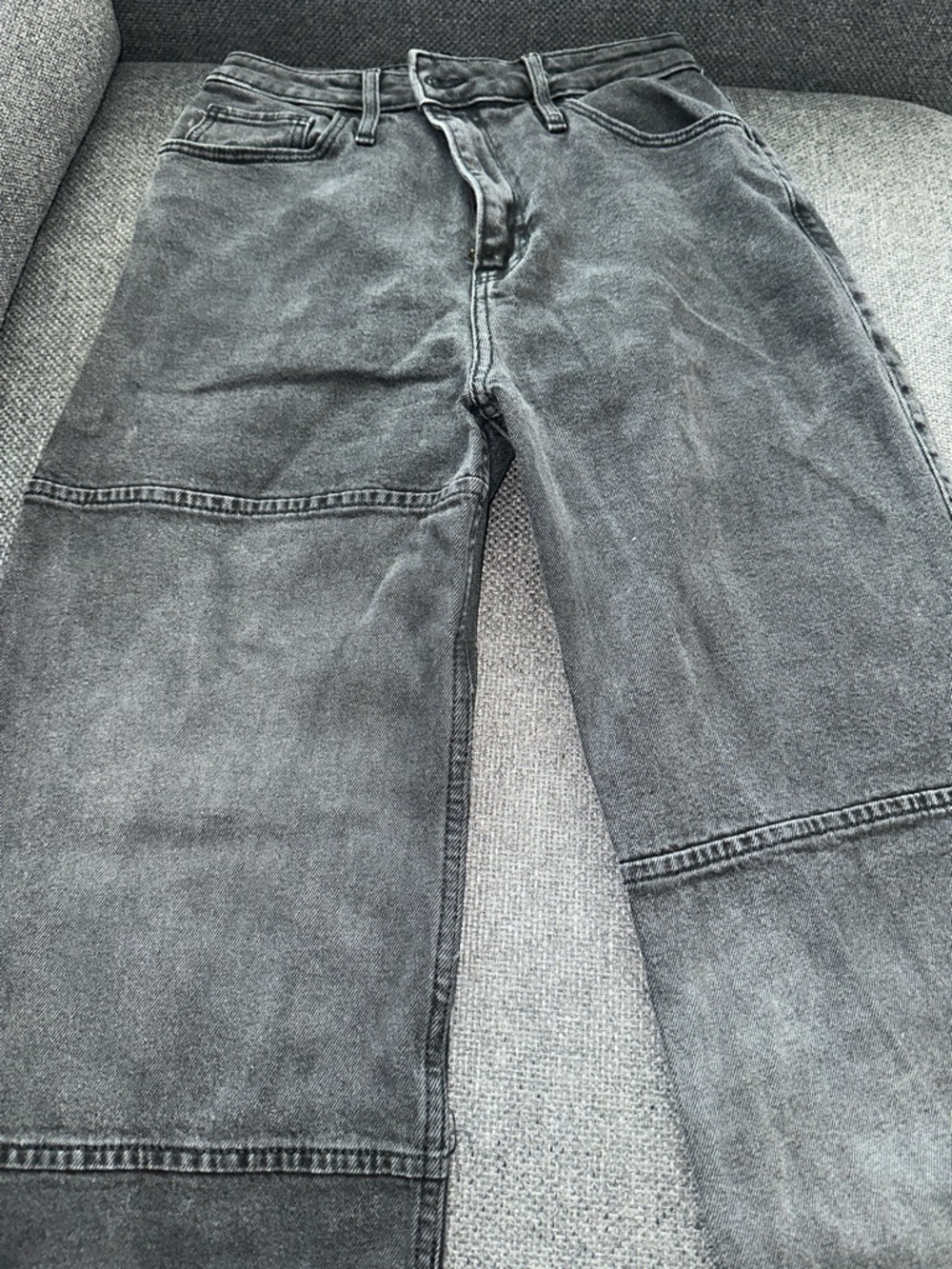 Hollister Washed Black Slim Straight Jeans